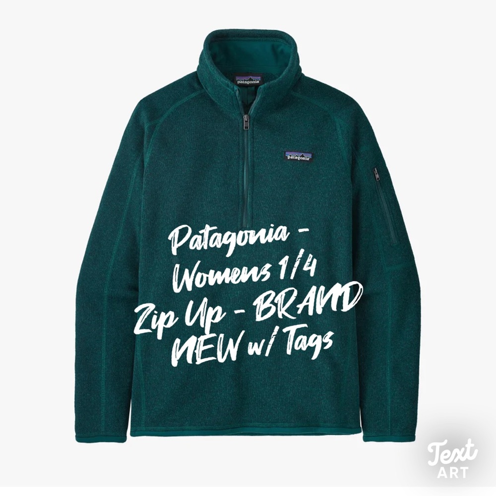 Patagonia- Womens 1/4 Sweater Zip Up